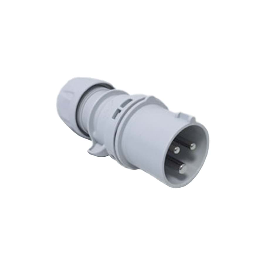 Afbeelding van CEE steker 3p  16A 230V grijs IP44 12h PCE