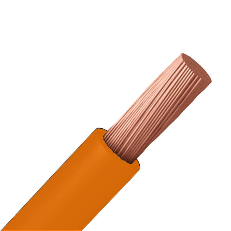 Afbeelding van montagesnoer PVC   0.5mm2 oranje H05V-K 70gr DOOS 100m