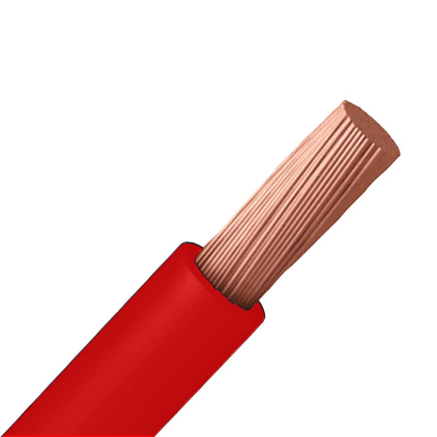 Afbeelding van montagesnoer PVC   0.5mm2 rood H05V2-K 90gr Eca TriRated UL/CSAH100m