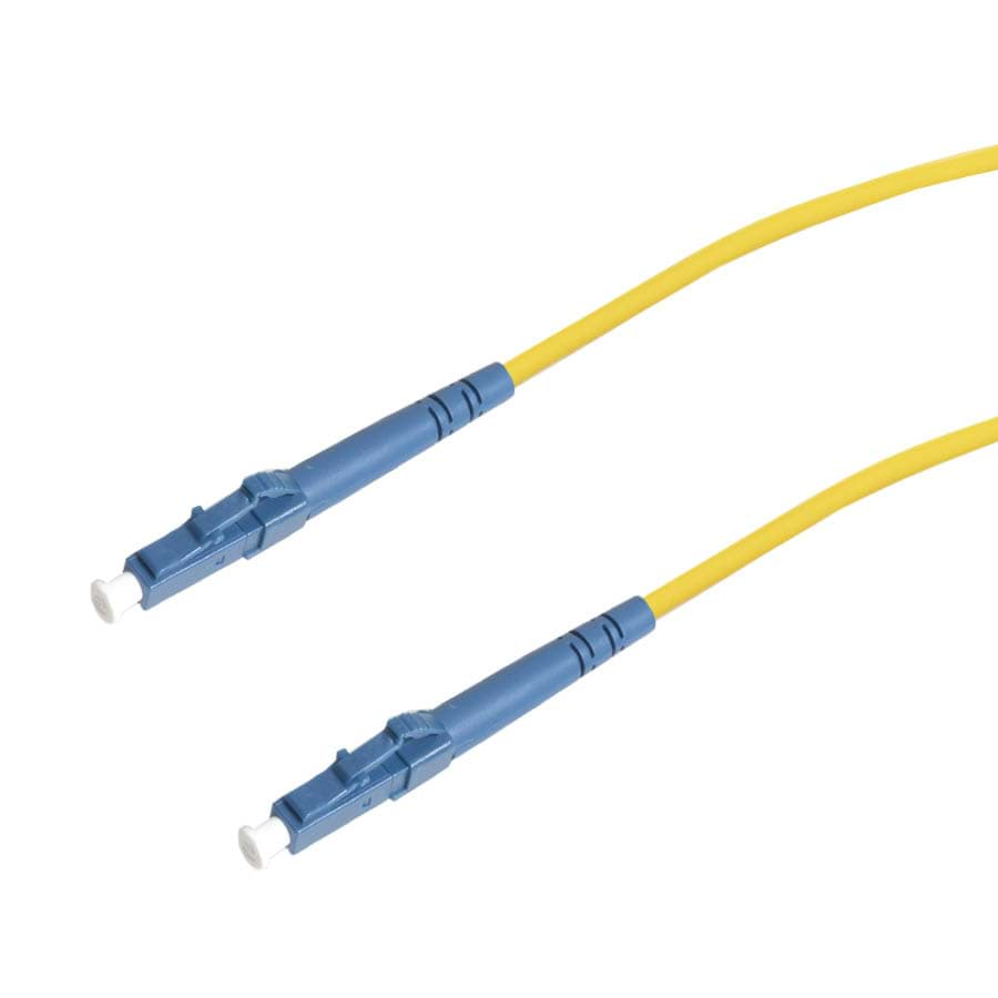 Afbeelding van patchcord SingleMode Simplex LC-LC 0.5m G657A1 Armored Yellow Enhanced