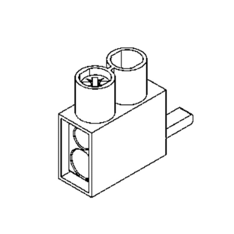 Picture of feed-in terminal STIFT bottom pin 2x1,5-10mm2 blauw