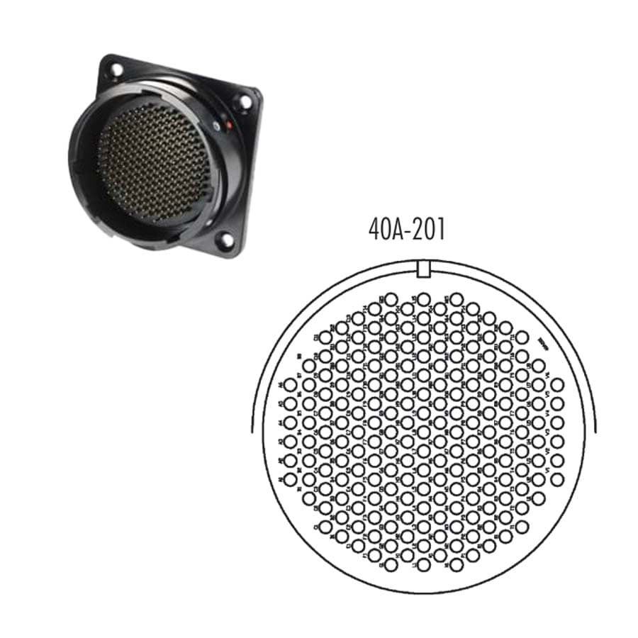 Afbeelding van LK 201p panel w/out nut male Tourline solder