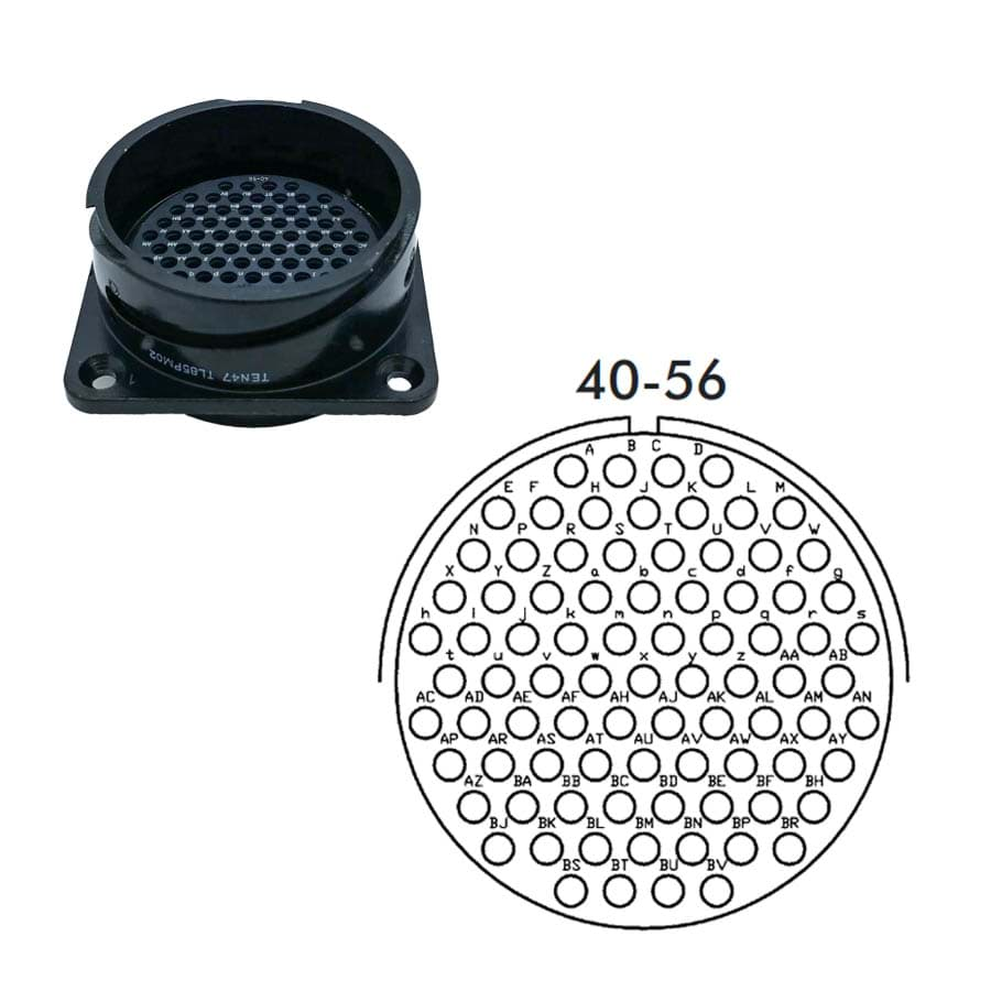 Afbeelding van LK 85p panel w/out nut male Tourline crimp