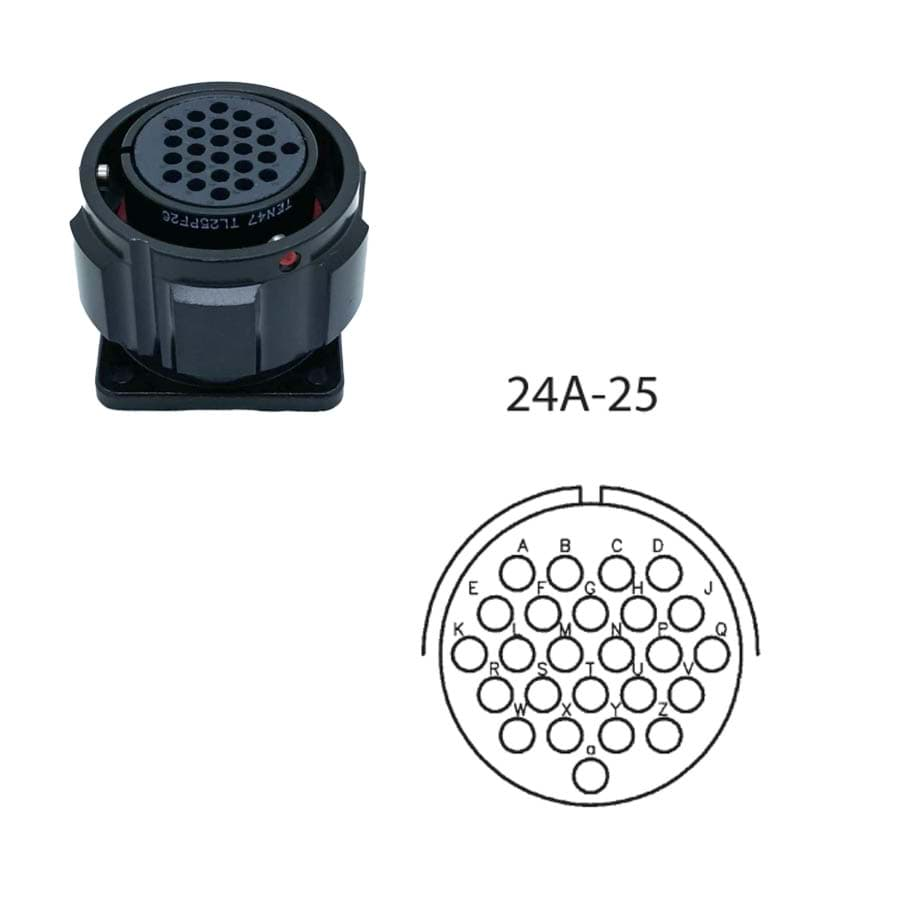 Afbeelding van LK 25p panel with nut fem. crimp