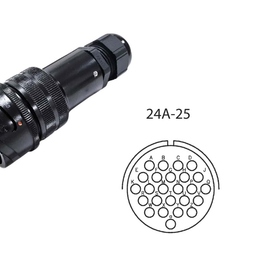 Afbeelding van LK 25p cable connector w/out nut male d=9-14mm Tourline short solder