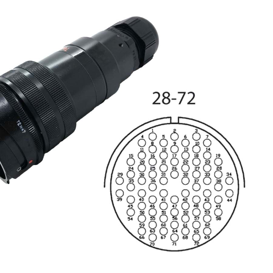 Afbeelding van LK 72p cable connector with nut fem. d=13-18mm Tourline long crimp