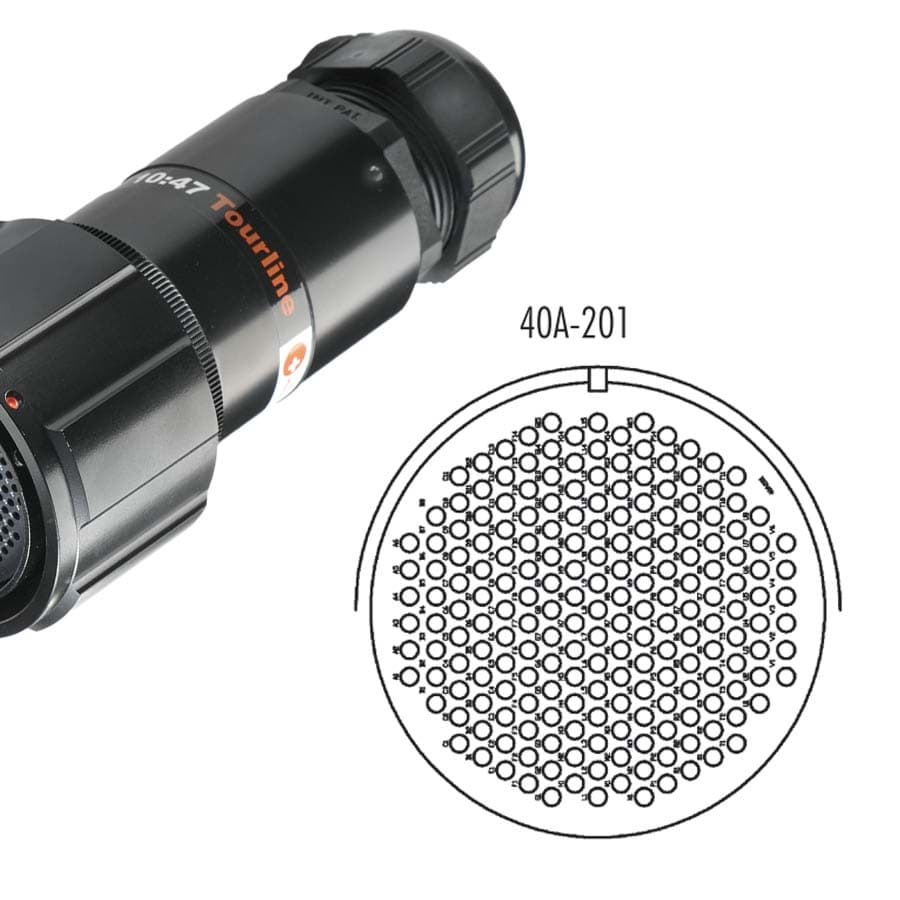 Picture of LK 201 cable connector with nut fem. d=24-32mm Tourline solder