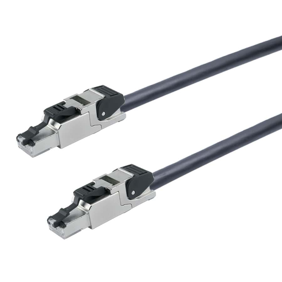 Afbeelding van patchkabel CAT7 4P23 PUR Draka RJ45-metaal  1,0m