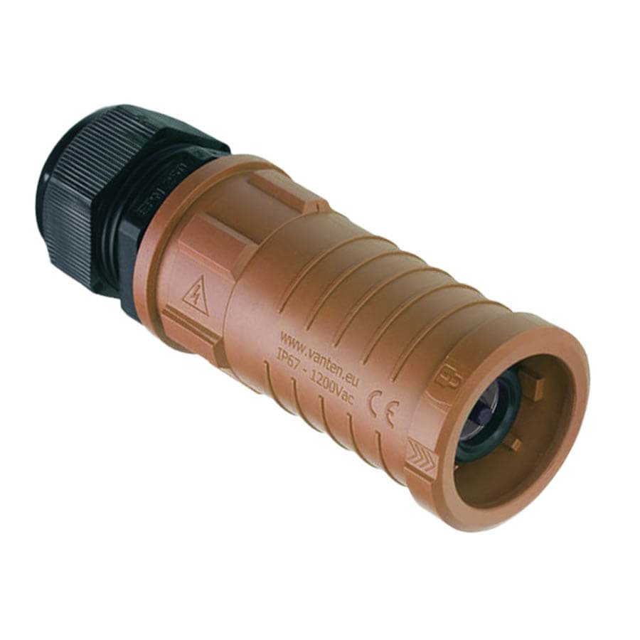 Afbeelding van Vanten cable connector fem.  70mm2 d=11-21mm L1 brown