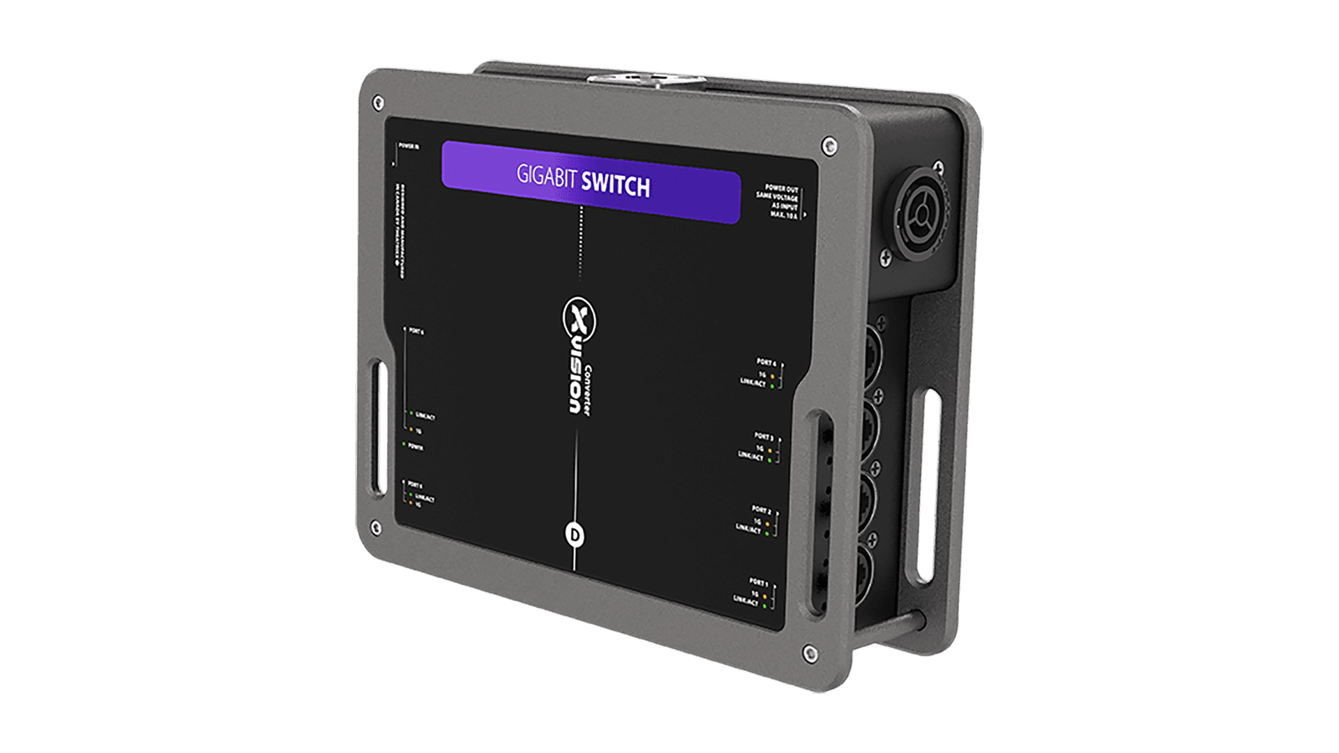 Bild von xVision Pro Network Switch 1G 5-port etherCON with DUO MultiMode