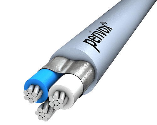 Afbeelding van audiosignaalkabel 110-AES 2x0,14mm2 ALU-folie FRNC d=3,5mm grijs