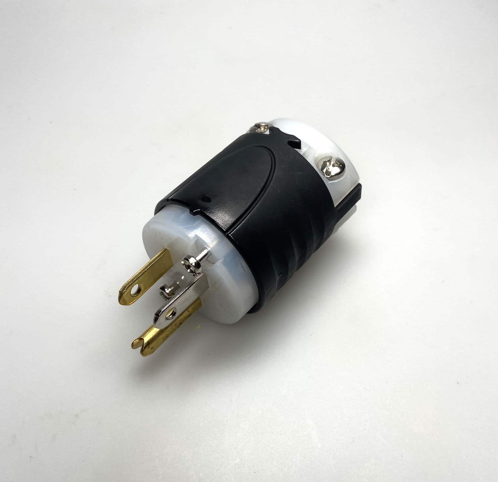 Afbeelding van stekker USA UL498 NEMA5-15 15A zwart