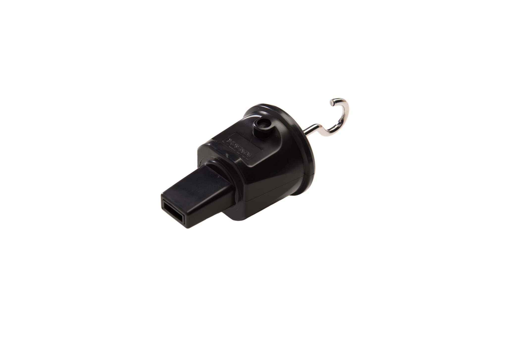 Afbeelding van prikkabel eindstuk PVC + haak