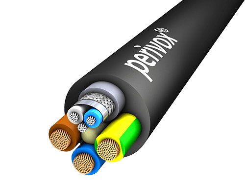 Afbeelding van Combikabel DMX+POWER (1xDMX + 3x1,5mm2) PVC zwart d=10mm
