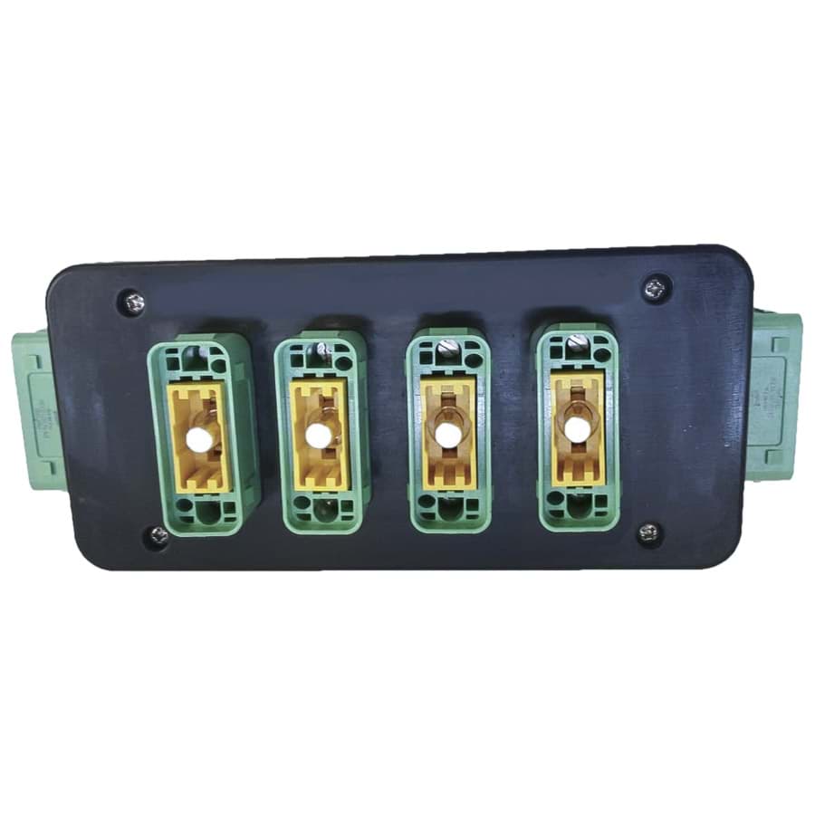 Afbeelding van cPOT GROUNDING BOX rubber 6x cPot male (1+4+1)