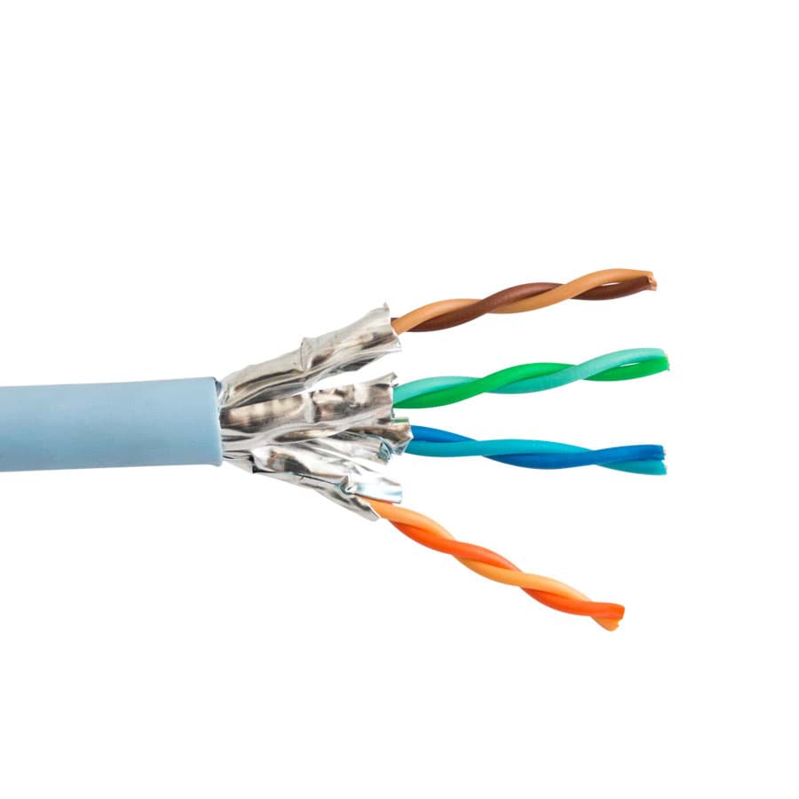 Afbeelding van datakabel CAT6A U/FTP 600MHz 4PxAWG23 Eca blauw ETL SCP HA305