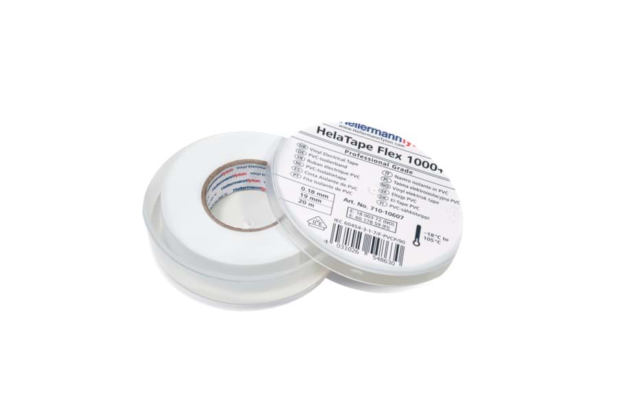Picture of isolatietape 0,18 dik 19mm 20m wit