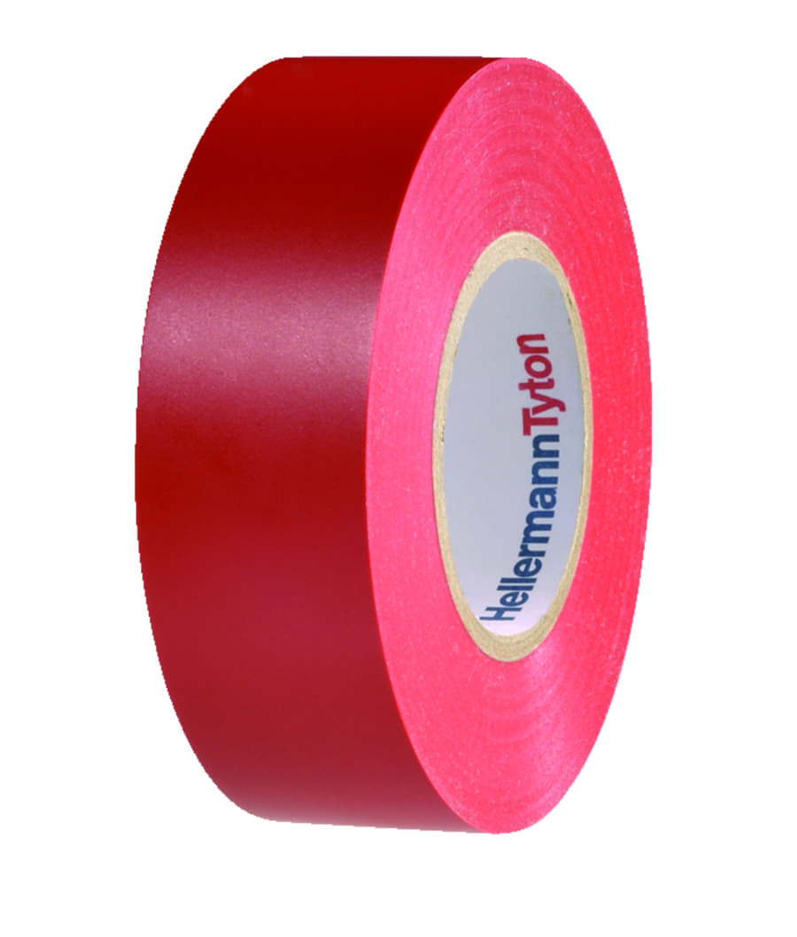 Picture of isolatietape 25mm 25m rood