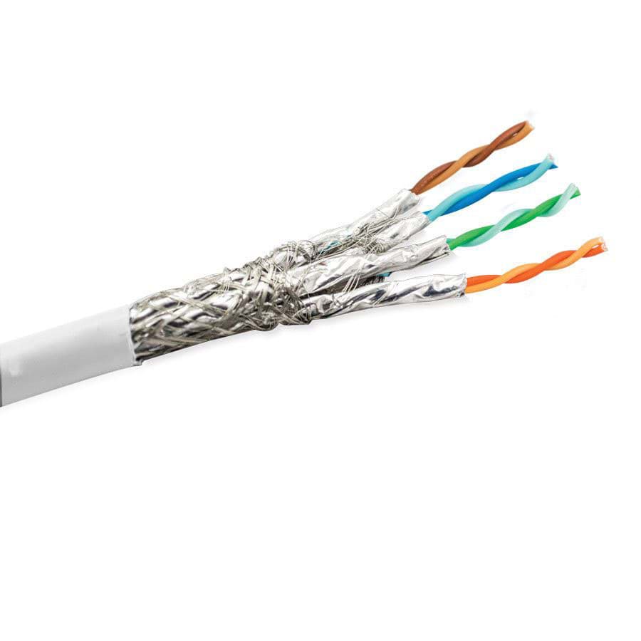 Afbeelding van datakabel CAT7A S/FTP 1200Mhz 4PxAWG26/7 Dca-s2 wit HOME SCP HA300
