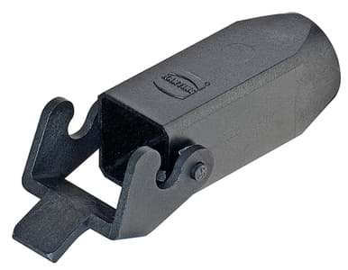 Afbeelding van Han  3A-1LOCK koppelhuis top-invoer PG11 pvc zwart
