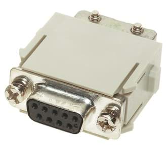 Afbeelding van Han module D-sub 9p.female 1mod.