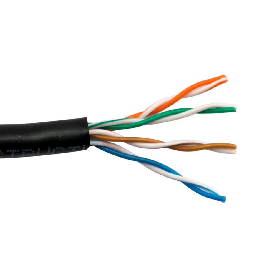 Afbeelding van datakabel CAT5E U/UTP 350MHz 4PxAWG24 Dca-s2 zwart PREMIUM SCP DS305
