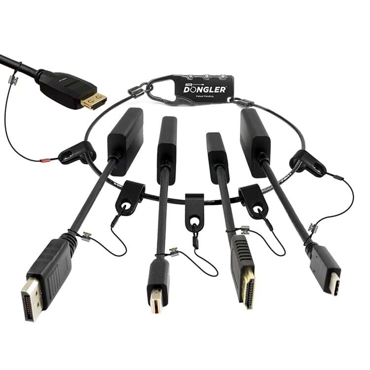 Afbeelding van Dongler Adapter Ring Loaded ProAV 4K including HDMI-DP1.4-MDP1.4-USB-C