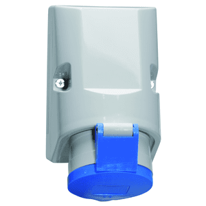 Afbeelding van CEE wcd-opbouw 3p  32A 230V 6h blauw 126x83 IP44 Bals QuickConnect