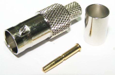 Afbeelding van BNC kabeldeel bus 75 Ohm (RG59) Lumberg