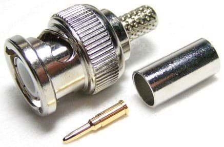 Afbeelding van BNC kabeldeel pen 50 Ohm (RG58) Lumberg