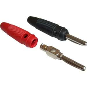 Afbeelding van banaansteker 4mm flexibele pvc huls rood