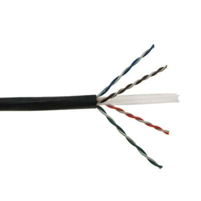 Afbeelding van datakabel CAT6 UTP 550MHz AWG23/1 Dca-s1d1a1 zwart